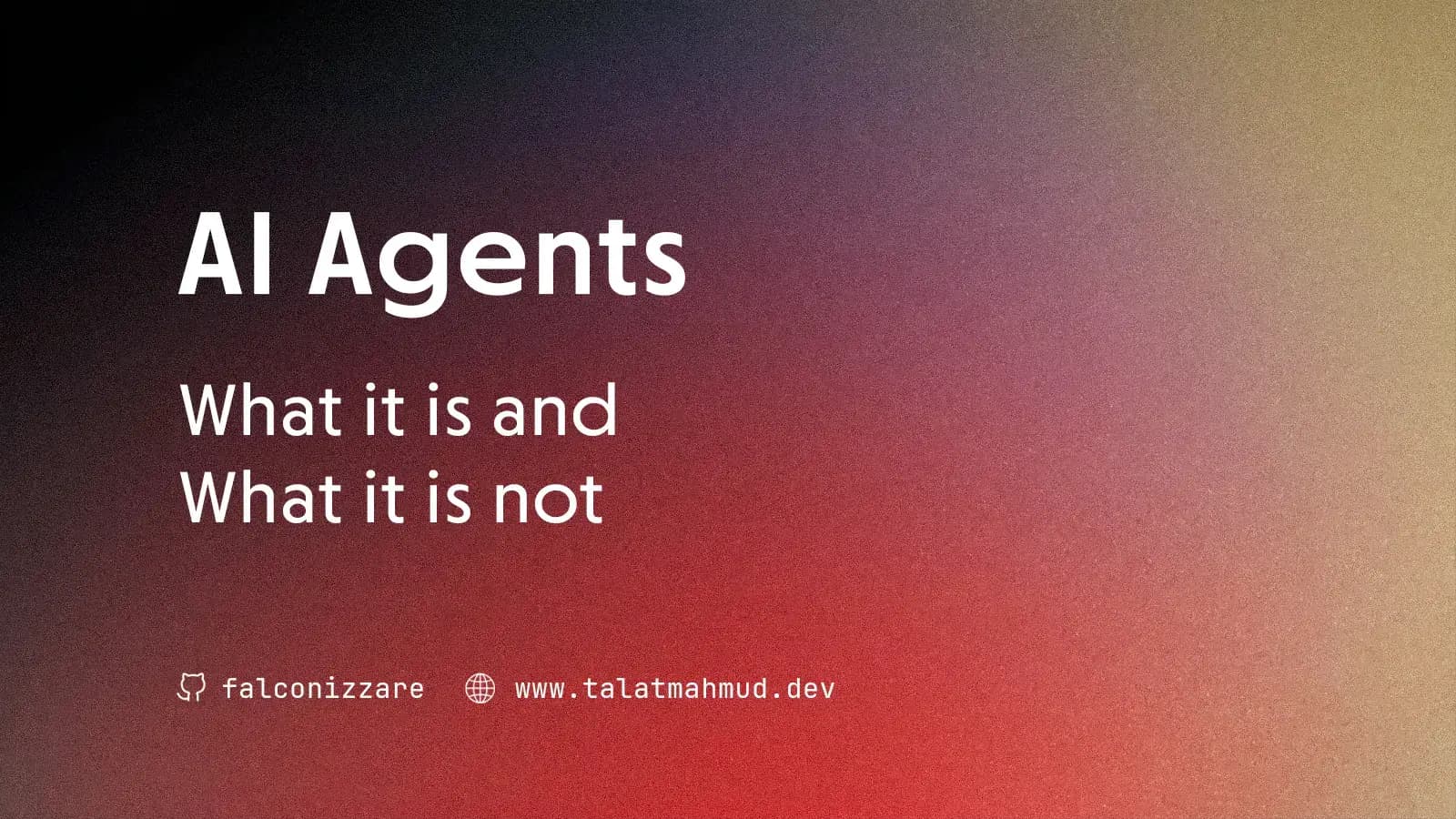 What Actually Counts as an AI Agent?